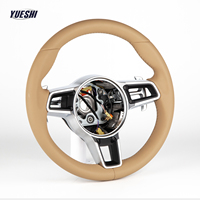 Volant en cuir multifonction de qualité supérieure, pièces automobiles avec palettes de changement de vitesse pour Porsche Boxster Cayman