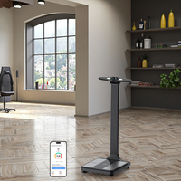 Timbangan berat badan pintar pribadi 180KG, penganalisa komposisi tubuh WIFI tampilan LED kompatibilitas aplikasi IOS Android mendukung OEM