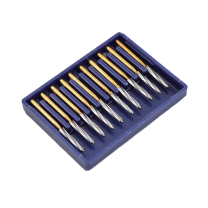 หัวกรอฟันไฟฟ้าคุณภาพสูง FG/FA Golden Endo Z 23 25 28 มม. ทำจากสแตนเลส สำหรับถอนฟัน ยี่ห้อ Amicodent - Product Image 1