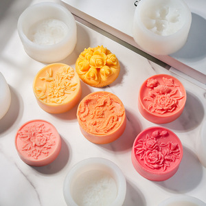 3D Khuôn Xà Phòng Vòng Hoa Hình Silicone Khuôn Khắc Nến Xà Phòng Làm Công Cụ Cookie Sô Cô La Món Tráng Miệng Nướng Công Cụ - Product Image 3