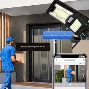 Eseecloud Foldable 3Lens Solar Street <b>Light</b> with Camera Outdoor IP PTZ CCTV 4G Solar WiFi <b>Wireless</b> Security Surveillance Cameras - Product Image 3