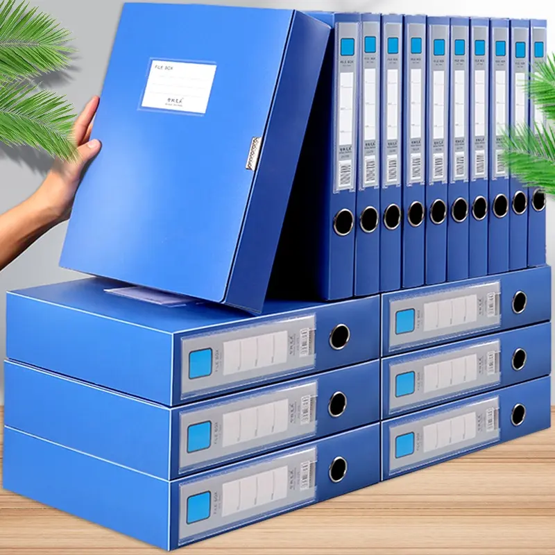 Personalizado PP Dobrável Arquivo Pastas Organizador Desk Document Box Expansão Pasta Arquivo