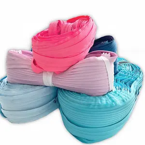 Customized 3# 5# 8# 10# Nylon Zipper Long Chain Wholesale Fashionable Colorful Nylon Zipper In Roll For Luggage