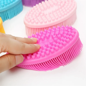 Cepillo de limpieza de silicona suave para rostro y cuerpo, cepillo exfoliante para la piel, masajeador con puntas que mejoran la celulitis, accesorios para el baño. - Product Image 2