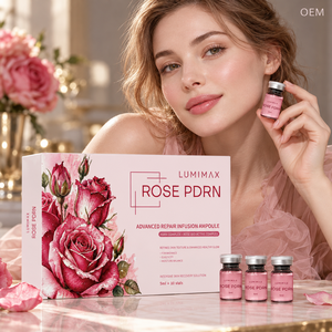 Ampolla Facial OEM con Ácido Hialurónico y PDRN de Rosa, 5ml X 10 Viales, Hidratante para el Cuidado de la Piel y Labios, Marca Privada, Logotipo Personalizado, Venta al Por Mayor - Product Image 6
