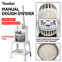 Diviseuse de pâte manuelle commerciale, poids de la pâte 30-220g, machine à découper la pâte verticale et de comptoir pour boulangerie
