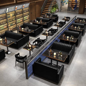 Günstiger Preis Cool Nightclub Cocktail Anpassen Leders ofa Stand Bistro Counter Lounge Esstisch und Stühle Bar Möbel Set - Product Image 1