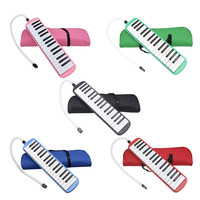 IRIN Melodica 32 Keys Beginner's Instrument Children Students Portable Keyboard-Wind Instrument ABS Material Soft Packaging