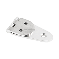 Charnières de bateau asymétriques en acier inoxydable 316 poli miroir, accessoires de quincaillerie marine