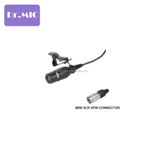 Kit d'Interview Professionnel Microphone Cravate avec Émetteur de Poche Filaire Lavalier pour Diffusions en Direct Réunions Colla Microphone Cravate