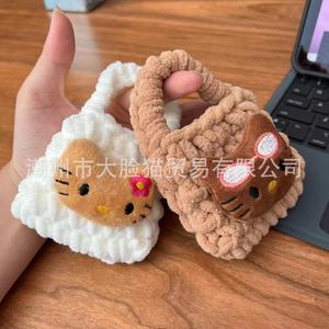 Plush Mini Coin Purse Hand Knitted Velvet Cartoon <b>Cat</b> Shape For Girls Christmas Gift - Product Image 4