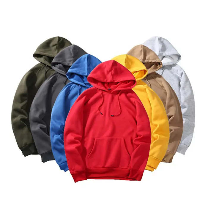 Yüksek kaliteli erkek Hoodies tişörtü Unisex Streetwear kazak toptan özel kapüşonlu üstler nakış logosu