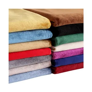 Kanepe için rekabetçi fiyat ev tekstil döşemelik kumaş yumuşak kadife kumaş