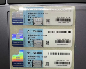 Cho Win10 <span class=keywords><strong>Pro</strong></span> kích hoạt trực tuyến coa Sticker-Phiên bản toàn cầu 12 tháng đảm bảo kích hoạt 100% Chất lượng cao - Product Image 6