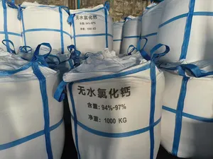 Cloruro de calcio anhidro 94%, precio de fábrica de grado alimenticio e industrial