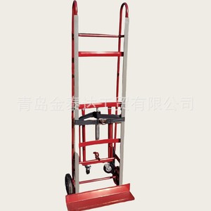 Carretilla Plegable de Alta Resistencia, Capacidad de Carga de 250 kg, Cuatro Ruedas, Hierro con Recubrimiento en Polvo Rojo, Carretilla de Herramientas para Uso Industrial - Product Image 5