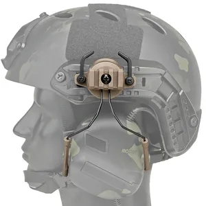 Soporte Táctico para Auriculares para Riel de Casco Rápido de Airsoft de 19-21 mm Adaptador de Montaje con Rotación de 360° Accesorios para Auriculares de Caza - Product Image 1