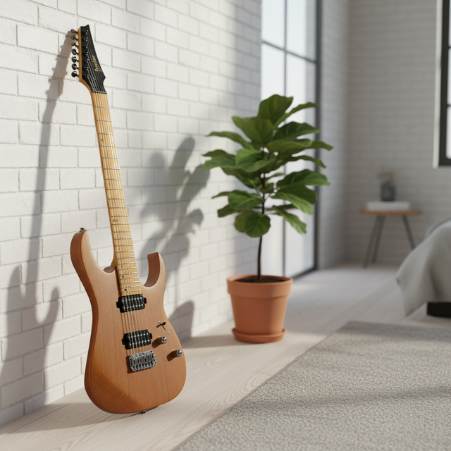 Deviser Guitar Factory Mahogany Matte 7-String Electric Guitar L-G7 with H-H Pickup Configuration 24 Stainless Steel Round Frets