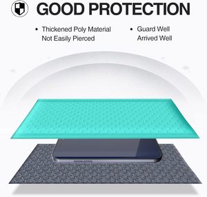 Teal Opaque Padded Bubble Mailers, Self-Seal Waterproof Shipping Envelopes for Jewelry, Cosmetics and Small Business <b>Packaging</b> - Product Image 6