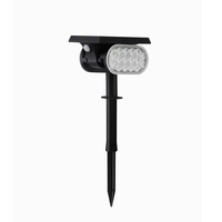 Pratique Lumineux Étanche Extérieur Sol Bollard Pelouse Jardin Led Solaire Spot Light