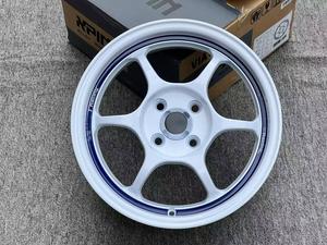 Rueda Deportiva Xinlin 15X7J de Perfil Bajo ET35 ET38 4X100 para Autos de Pasajeros, Compatible con <span class=keywords><strong>RG1</strong></span> City JDM Nissan Camry Mazda MX5 - Product Image 1
