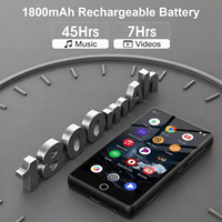 Lecteur MP4 M29 avec écran tactile IPS de 4 pouces, 16 Go, Android 9.0, Wifi et Bluetooth