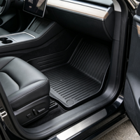 Tapis de sol de voiture à bords surélevés en TPE, toutes saisons, sûrs, sains et écologiques, faciles à nettoyer
