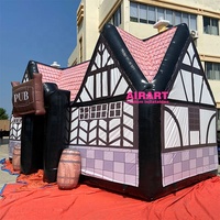 Bar de pub gonflable de style européen Airart personnaliser la maison de tente de pub gonflable pour la fête des boissons