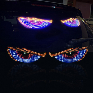 Panel de visualización de ojo de <span class=keywords><strong>demonio</strong></span> LED USB para coche, luces decorativas para parabrisas de ventana de camión, nueva condición, <span class=keywords><strong>ojos</strong></span> del diablo para camión de autobús - Product Image 5