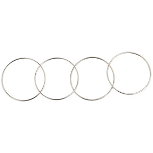 แหวนวิเศษเชื่อมต่อกันสี่วง ขนาดเส้นผ่านศูนย์กลาง 10 ซม. อุปกรณ์มายากล ของเล่นขายริมทาง - Product Image 2