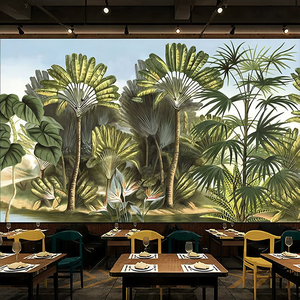 Papel Tapiz Mural 3D Personalizado OEM con Diseño de Corazón y Paisaje Oceánico, Arte Mural de Naturaleza al por Mayor, Material Decorativo para Restaurantes y Hoteles - Product Image 3