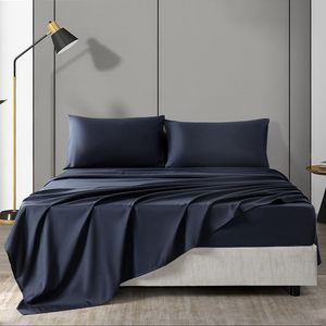 マイクロファイバークイーンベッドシートセット新しいデザイン4ピース枕カバーシートセット - Product Image 1