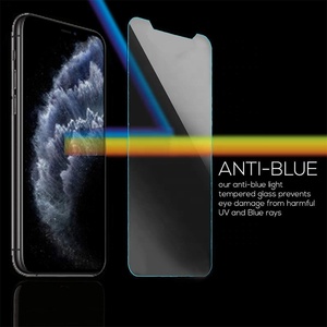 Protection d'écran pour téléphone portable de qualité supérieure, <span class=keywords><strong>filtre</strong></span> anti-lumière <span class=keywords><strong>bleue</strong></span>, nouveau film en verre pour <span class=keywords><strong>iPhone</strong></span> 13 - Product Image 5