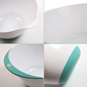 Juego <span class=keywords><strong>de</strong></span> ensaladeras <span class=keywords><strong>de</strong></span> tres piezas <span class=keywords><strong>de</strong></span> plástico desechable moderno BPA mezcla pulida <span class=keywords><strong>libre</strong></span> y tazón <span class=keywords><strong>de</strong></span> <span class=keywords><strong>Frutas</strong></span>/verduras para fiestas - Product Image 5