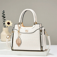 Sacs à main vintage blancs de grande taille, personnalisables avec logo, vente en gros de Guangdong, marque privée ODM