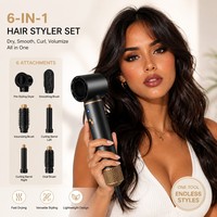 Torlin – Nouveauté : Lisseur chauffant professionnel 6-en-1 multi-styles à 6 têtes pour tous types de cheveux – Idéal pour les vendeurs e-commerce