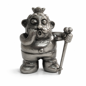 Atractiva Figura Artesanal del Rey Antiguo, Estatua Metálica Vintage, Mini Escultura del Rey Multicolor para Decoración de Mesa y Colección - Product Image 5