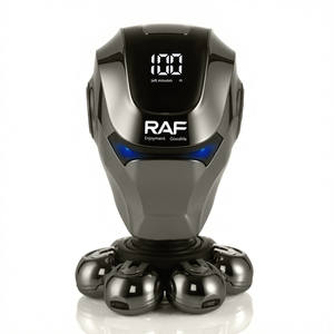 เครื่องโกนขน RAF 5 in 1 กำลังไฟ 5 วัตต์ ล้างทำความสะอาดได้ทั้งตัว ใช้งานได้นาน หน้าจอ LED โครงสร้างมัลติเอฟเฟคต์ ตัดแต่งทรงผมได้ ชาร์จผ่าน USB IPX5 รุ่นวินเทจ T9 Elec - Product Image 1