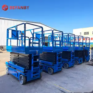 Trên không làm việc cơ giới đầy đủ tự động điện 6 mét Nền Kinh Tế Scissor Lift