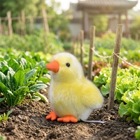Juguete de Peluche de Pollo Amarillo Pequeño y Adorable Personalizado, Fabricación Profesional ODM OEM para la Cognición Animal y la Educación Temprana