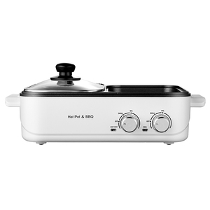 <span class=keywords><strong>Griglia</strong></span> per <span class=keywords><strong>barbecue</strong></span> elettrica con pentola calda <span class=keywords><strong>scaldavivande</strong></span> set tavolo mini base affumicatore all'aperto coreano girarrosto elettrico in ceramica portatile - Product Image 4