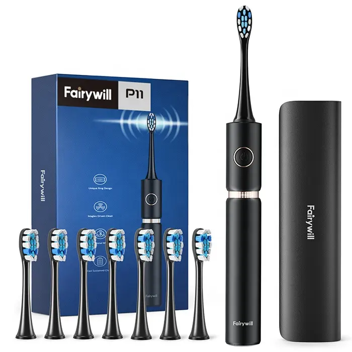 Fairywill FW P11 Fairy Will New Refillable Replacement Rechargeable Charging Electric Electr Sonic Toothbrush Teeth Tooth Brush