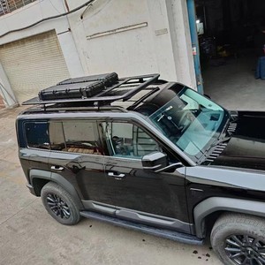 Caja de Techo Jetour Traveler 300L-400L con Apertura Lateral Doble, Diseño Geométrico de Plástico, Caja de Almacenamiento para Montaje en Techo - Product Image 3