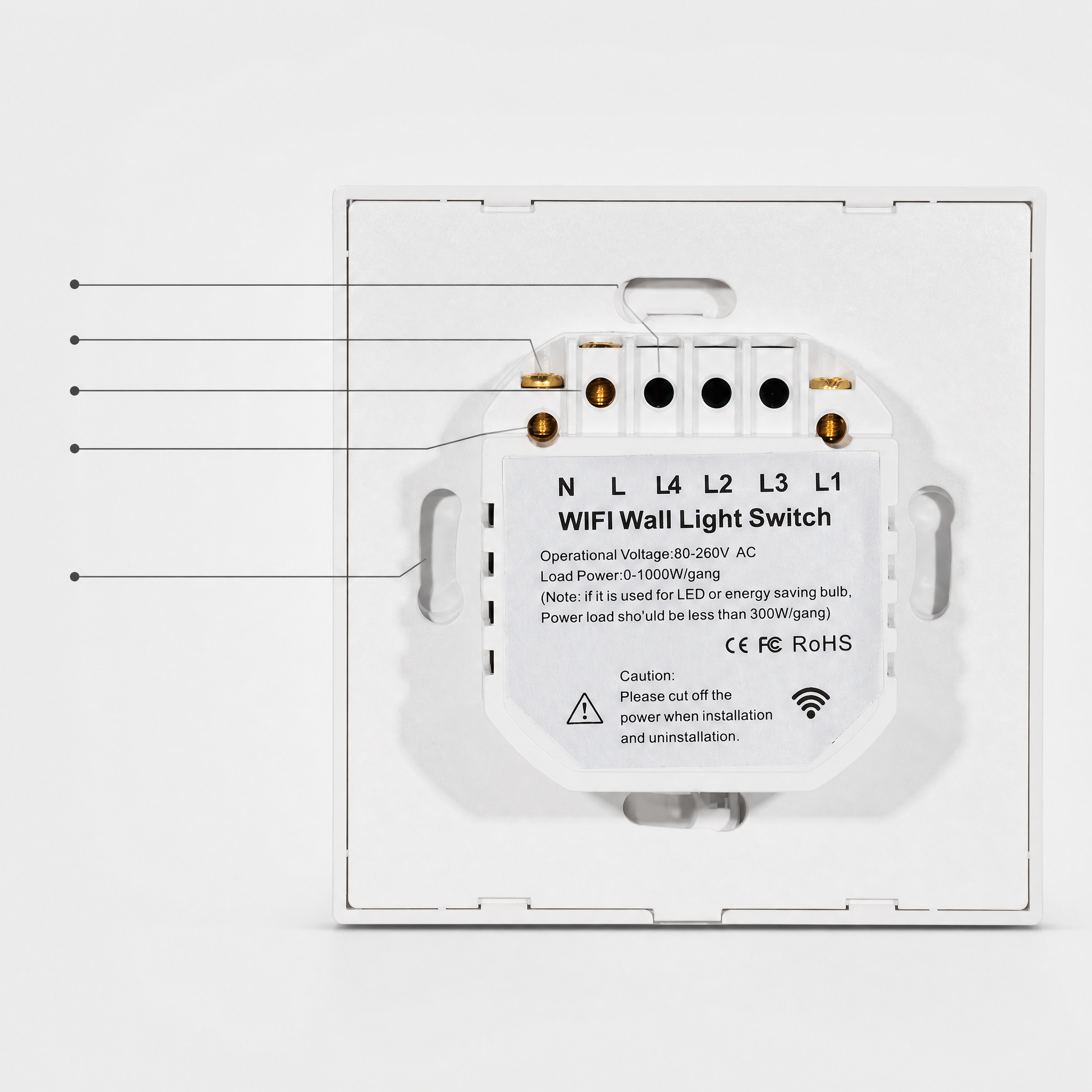 Smart Life & for Smart Switch with WiFi Alexa/Google Assistant Control 250V 10A Compatible in Malaysia/Singapore/Thailand · image 3