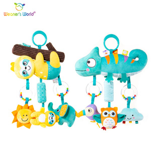 Grelots musicaux en peluche Weaners World, jouets doux pour bébés, pendentif pour <span class=keywords><strong>poussette</strong></span>, <span class=keywords><strong>hochet</strong></span> en gros pour les bébés de 0 à 1 an - Product Image 6