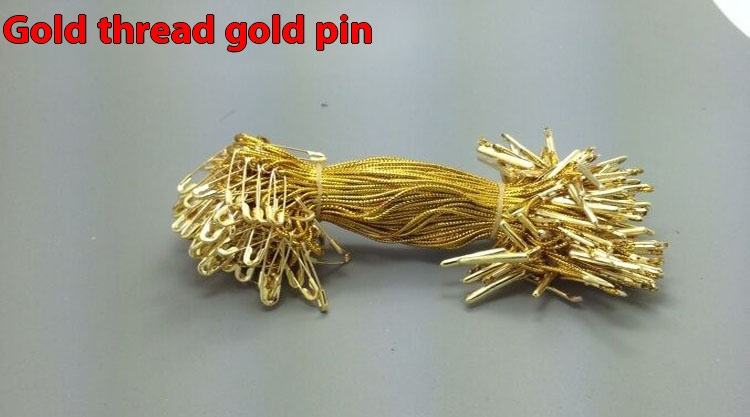 Filo giallo dorato giallo-oro linea di ferro-pin