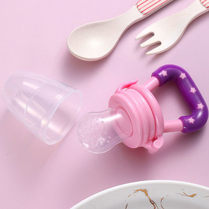 BPA içermeyen silikon yürümeye başlayan diş kaşıyıcı emzik özelleştirilebilir Logo bebek meme diğer çocuk yiyecekleri meyve besleyici yapılan kauçuk lateks - Product Image 6