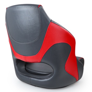 Grijs In Rood Bootzitje Met Volledig Gestoffeerd Kussen Van Hoge Kwaliteit Passagiersstoel Voor Scheepsschepen - Product Image 4