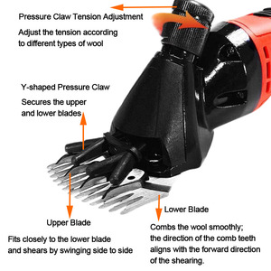 Esquiladora Eléctrica de Alta Potencia para Ovejas, Inalámbrica y Recargable, Cortadora de Lana para Cabras, Máquina Esquiladora de Ovejas, Herramienta para Animales de Granja - Product Image 6