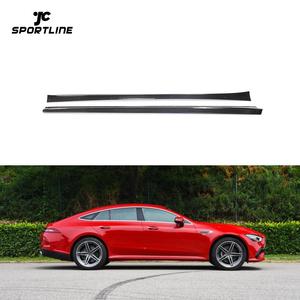 Extension de jupes latérales en fibre de carbone X290 pour Mercedes Benz <span class=keywords><strong>AMG</strong></span> <span class=keywords><strong>GT</strong></span> <span class=keywords><strong>53</strong></span> <span class=keywords><strong>GT</strong></span> 43 coupé <span class=keywords><strong>4</strong></span> <span class=keywords><strong>portes</strong></span> 2019 2020 - Product Image 1